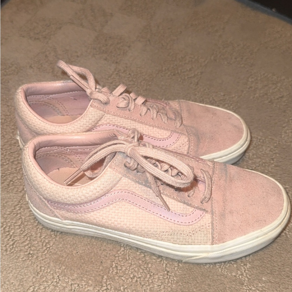Vans Pink Sneakers Casual Low-Top